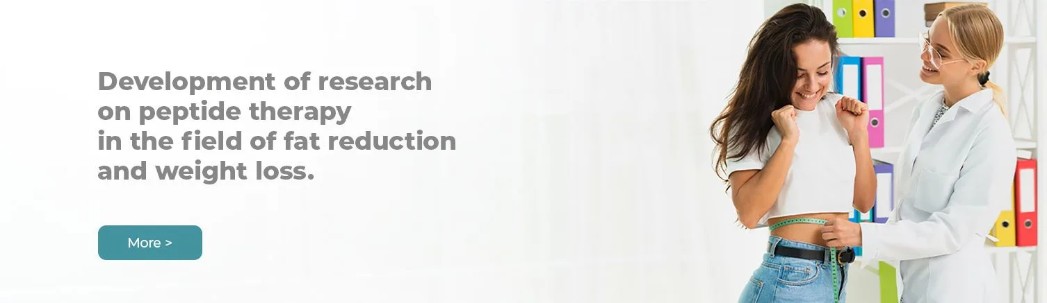 Development of research on peptide therapy in the field of fat reduction and weight loss.